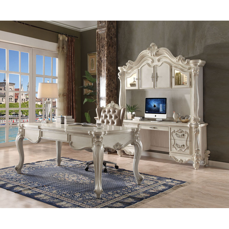 A&J Homes Studio Zastarskis Executive Desk with Hutch Wayfair